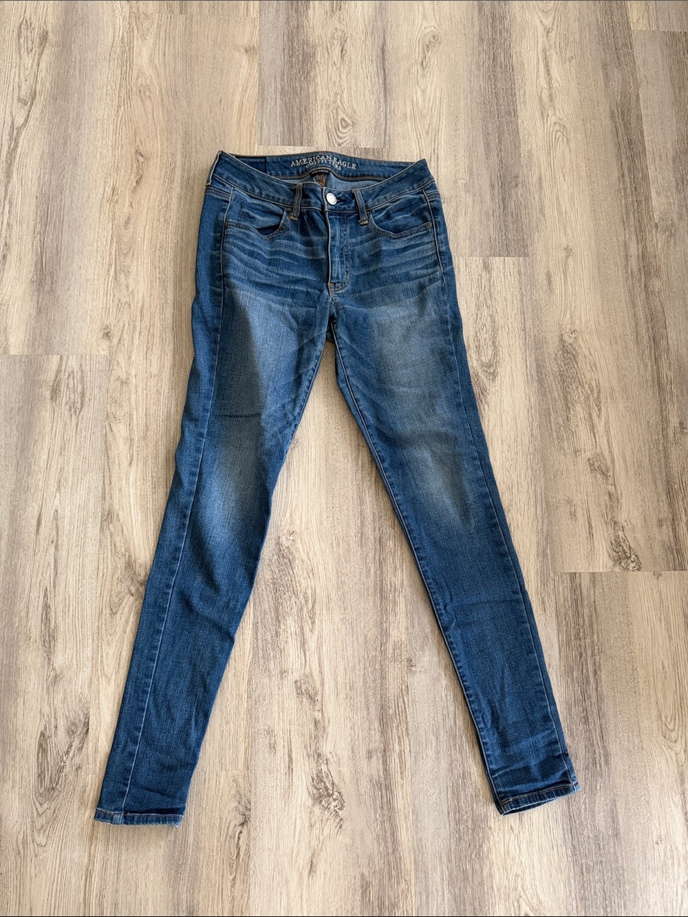 American Eagle Outfitters Women's Medium Blue Skinny Jeans